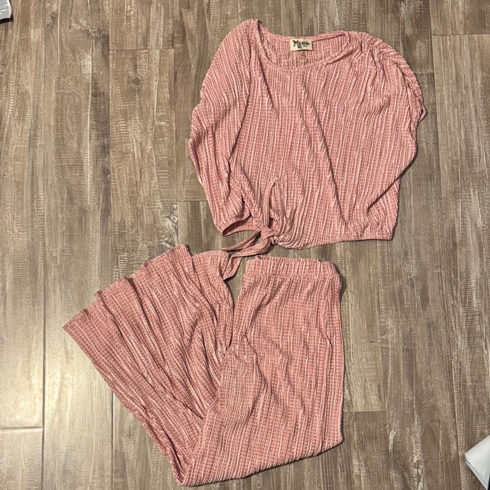 Show Me Your MuMu Blouse & Pants Set